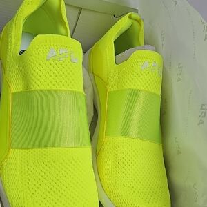 APL Neon Yellow Slip-On Athletic Sneakers Size 11.5